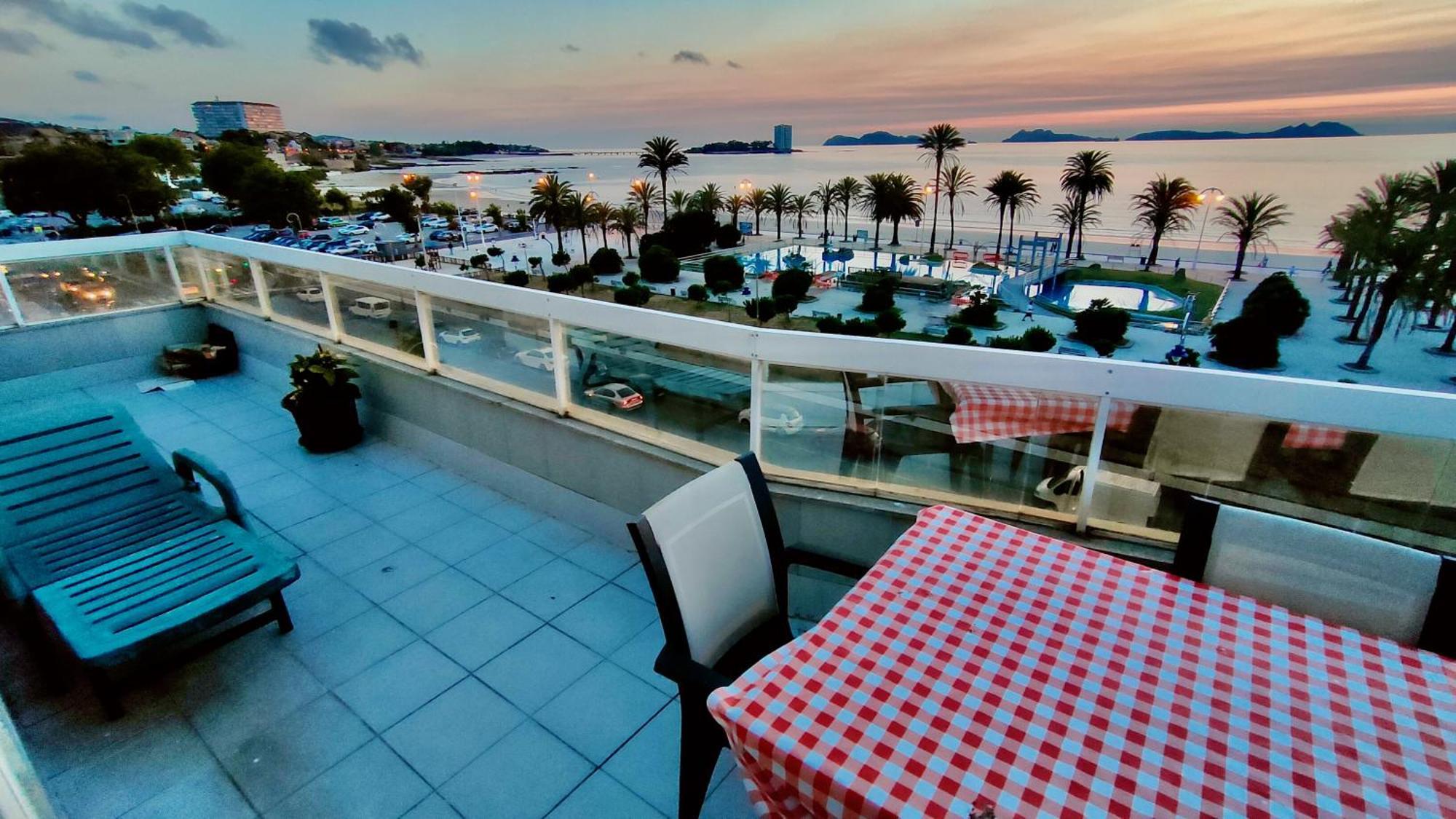 Samil Apartment, Primera Linea De Playa Con Wifi Y Garaje Vigo Zewnętrze zdjęcie